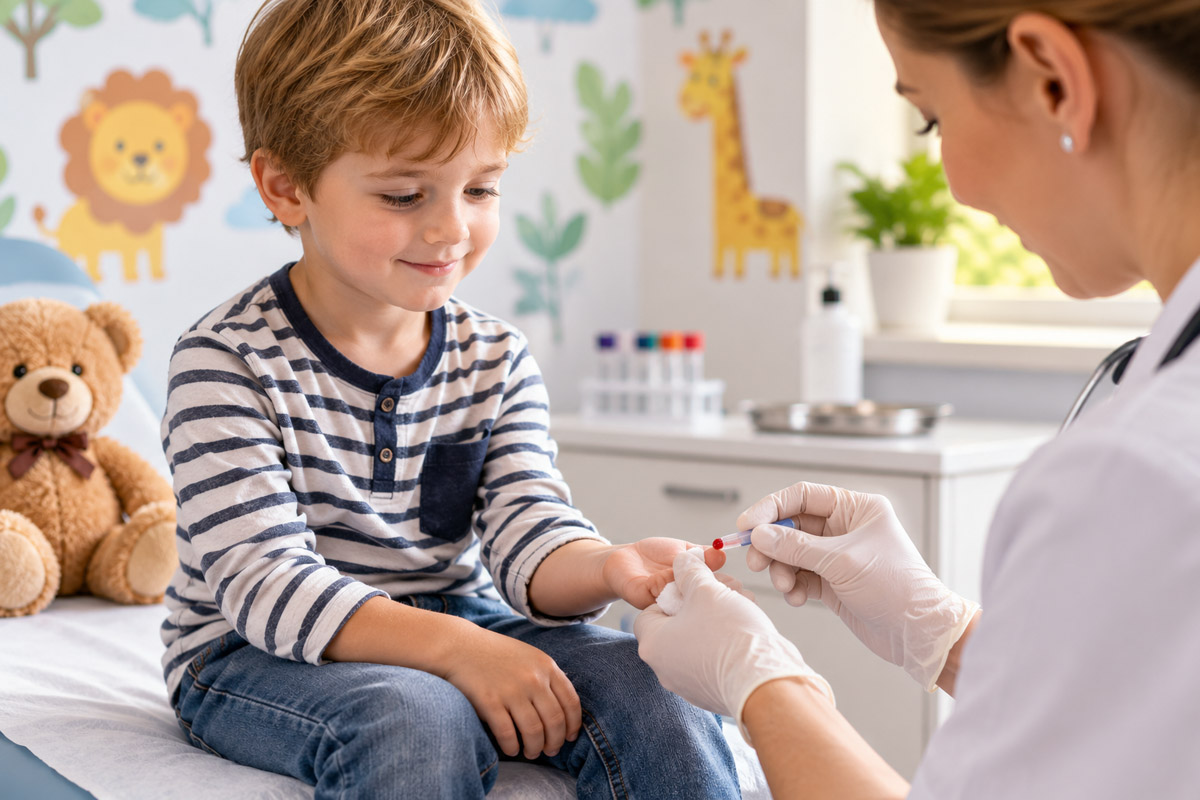 Odber krvi u pediatra ukáže, či má dieťa nedostatok železa